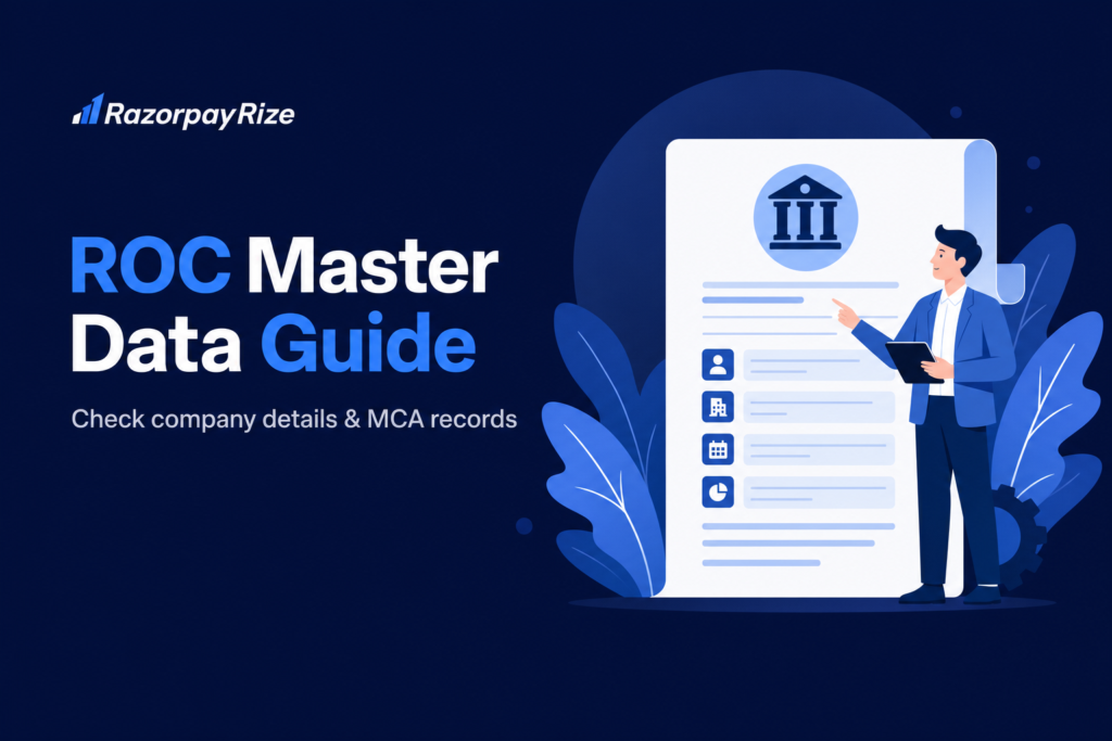 ROC Master Data: Check Company Details, CIN & MCA Records Online
